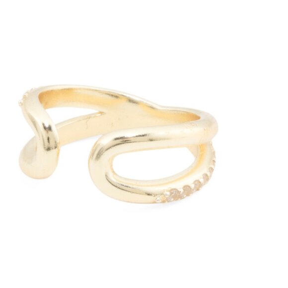 KENDRA SCOTT Jewelry - KENDRA SCOTT Gold Gold Plated Annie Infinity Crystal Ring